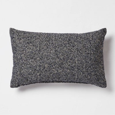  5pc King Geo Reversible Decorative Comforter Set With Throw Black/Gray - Room Essentials™