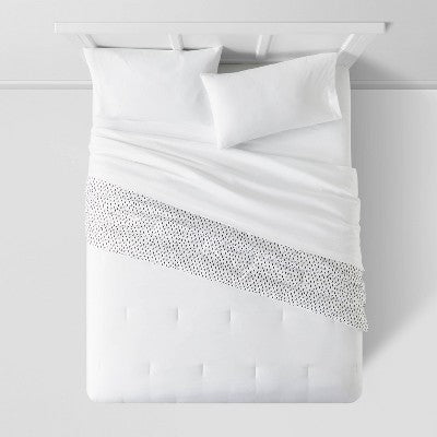  Reversible Microfiber Dot Comforter - Room Essentials™