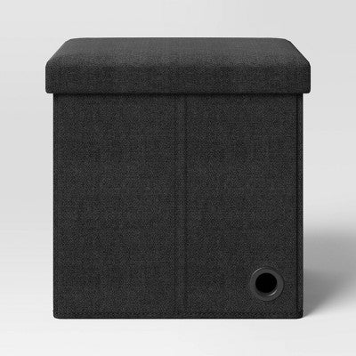  Collapsible Dorm Single Storage Ottoman - Room Essentials™
