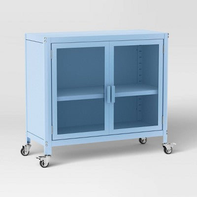  2 Door Metal Rolling Locker Storage Cabinet - Room Essentials™
