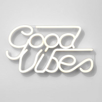  Neon Wall Sign White - Room Essentials™