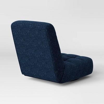  Floor Dorm Gaming Chair With Adjustable Back Navy - Room Essentials™