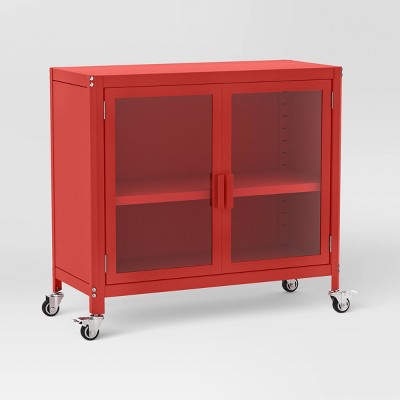  2 Door Metal Rolling Locker Storage Cabinet - Room Essentials™