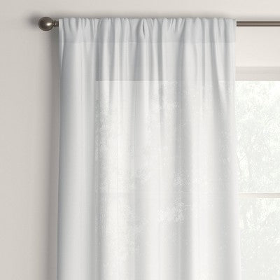  1pc Sheer Window Curtain Panel White - Room Essentials™