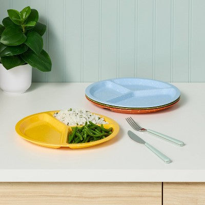  4pk Divided Plates - Room Essentials™