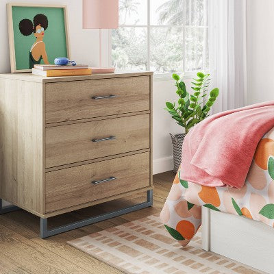  Mixed Material 3 Drawer Dresser - Room Essentials™