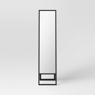  14"x58" Easel Mirror Black - Room Essentials™