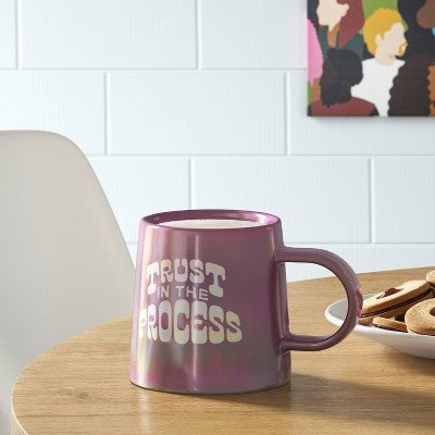  16oz Stoneware Trust In The Process Mug - Room Essentials™
