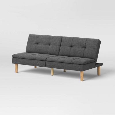  69" Tufted Dorm Futon Sofa - Room Essentials