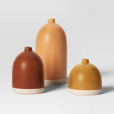  3pc Vase Set Ceramic - Room Essentials™
