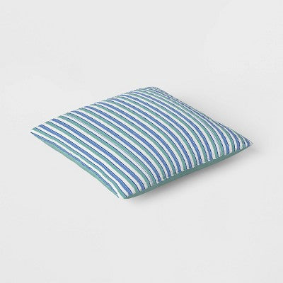  17"x17" Reversible Square Outdoor Pillow - Room Essentials™