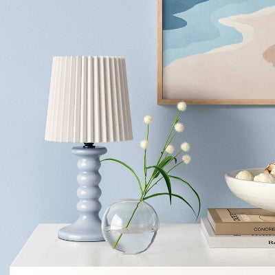  Mini Stick Table Lamp With Pleated Shade - Room Essentials™