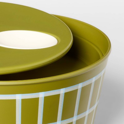  Serve Bowl With Lid And Utensil Green - Room Essentials™