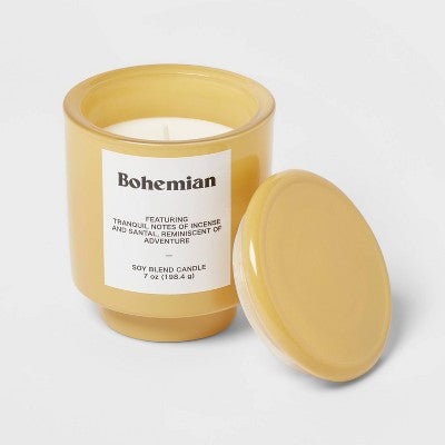  Exterior Painted Glass With Glass Lid 7oz - Room Essentials™