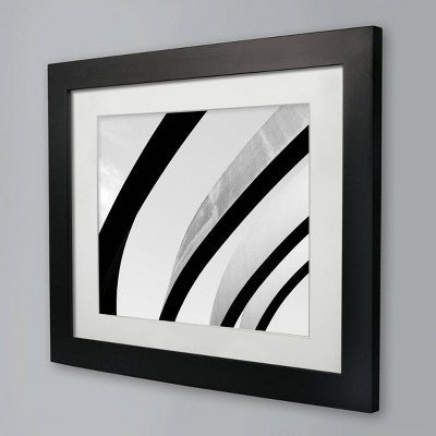  14" X 18" Matted To 11" X 14" Wide Gallery Frame Black - Room Essentials™