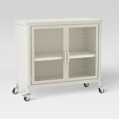  2 Door Metal Rolling Locker Storage Cabinet - Room Essentials™