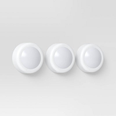  3pk 3" RGB Novelty Wall Lights With Remote Control - Room Essentials™