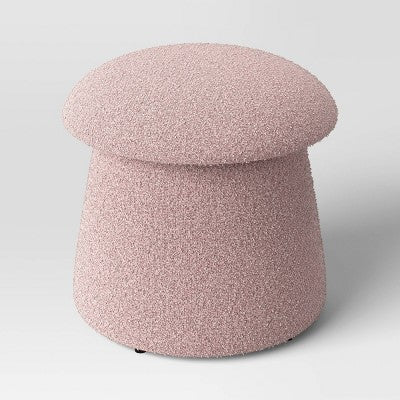  Mushroom Upholstered Storage Ottoman - Room Essentials™