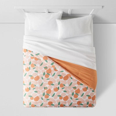  Reversible Microfiber Fruit Print Comforter - Room Essentials™