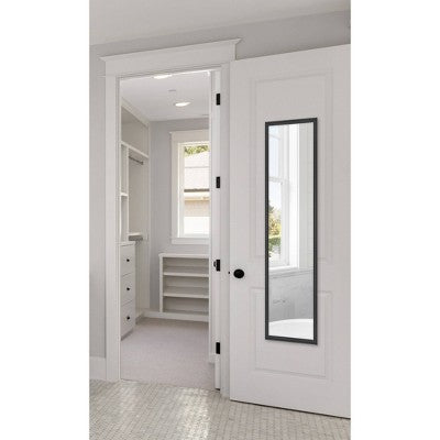  13.5" X 49.5" Framed Door Mirror - Room Essentials™