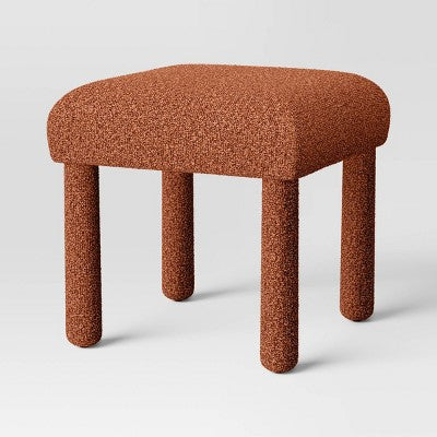  Upholstered Square Stool Ottoman - Room Essentials™
