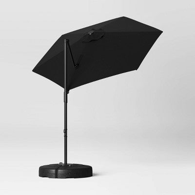  7.5' Round Solid Offset Outdoor Patio Cantilever Umbrella - Room Essentials™