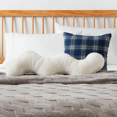  Squiggle Decorative Throw Pillow Ivory - Room Essentials™