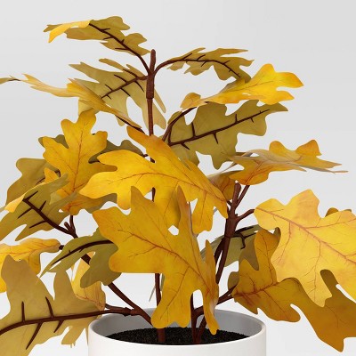  Yellow Oak Leaf Mini Arrangement - Room Essentials™