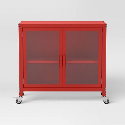  2 Door Metal Rolling Locker Storage Cabinet - Room Essentials™