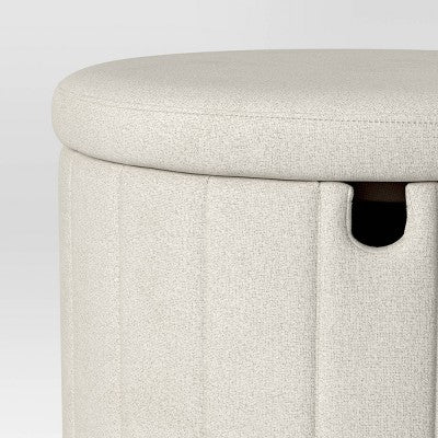  Folding Round Storage Ottoman - Room Essentials™
