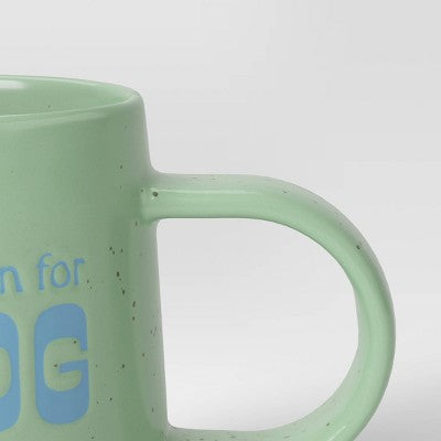  16oz Stoneware I'M Only A Morning Person For My Dog Mug - Room Essentials™: Coffee Mugs, Dog Dad & Mom, Microwave-Safe