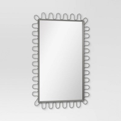  20"x30" Metal Loop Wall Mirror - Room Essentials™