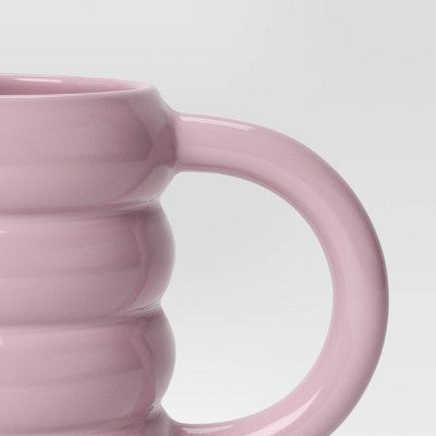  14oz Stoneware Artisan Mug Purple - Room Essentials™: Coffee Cup, Microwave & Dishwasher Safe, Dorm Room Essential