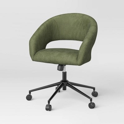  Rolling Swivel Barrel Back Office Chair - Room Essentials™