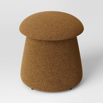  Mushroom Upholstered Storage Ottoman - Room Essentials™