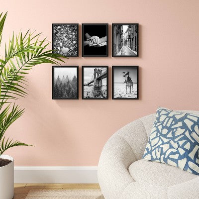  Traditional Picture Frames Black - Room Essentials™