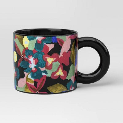  16oz Stoneware Vintage Floral Print Mug - Room Essentials™