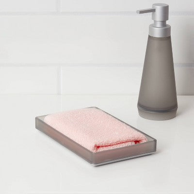  Bathroom Tray Gray - Room Essentials™