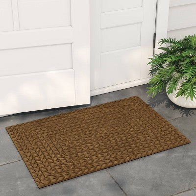  Absorbing Embossed Rope Doormat - Room Essentials™