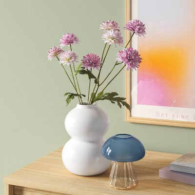  Glass Mushroom Bud Vase Small - Room Essentials™
