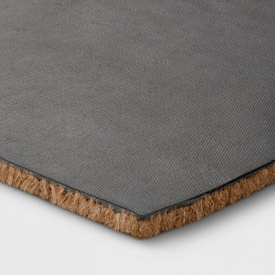  1'6"x2'6" Solid Doormat Beige - Room Essentials™