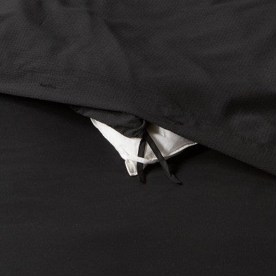  Microfiber Textured Duvet Cover & Sham Set - Room Essentials™