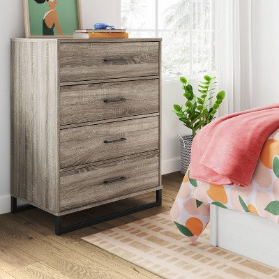  Mixed Material 4 Drawer Dresser - Room Essentials™