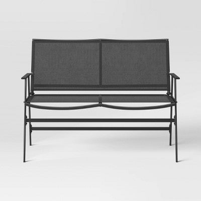  4pc Sling Patio Conversation Set - Black - Room Essentials™