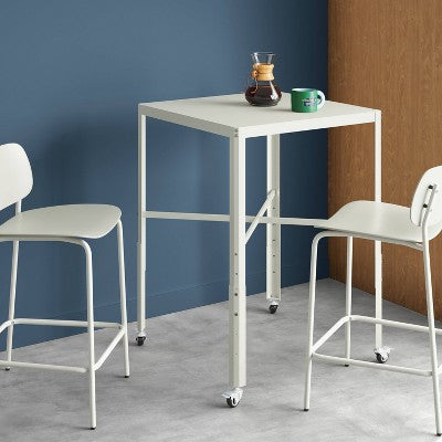  Adjustable Dorm Bistro Table Off-White - Room Essentials™