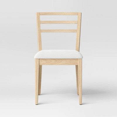  Set O2 Ladder Back Dining Chair With Padded Seat - Room Essentials™