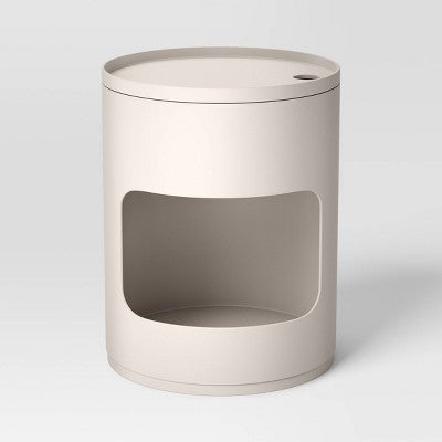 Stacking Dorm Side Table With Lid - Room Essentials™