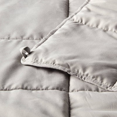  50"x70" 12lbs Weighted Blanket Gray - Room Essentials™