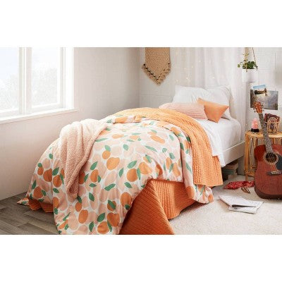  Reversible Microfiber Fruit Print Comforter - Room Essentials™