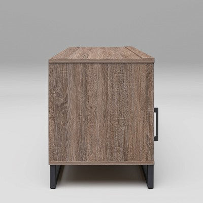  Mixed Material TV Storage Stand For TVs Up To 54" With Sliding Doors - Room Essentials™